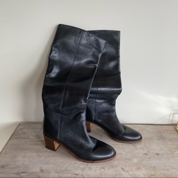 Kate Spade Mireille Tall Leather Boots/Booties black size 9 - Picture 8 of 8